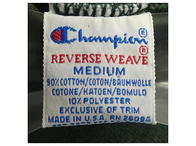 Autre Marque Sudadera de algodón Champion Verde - vista 3