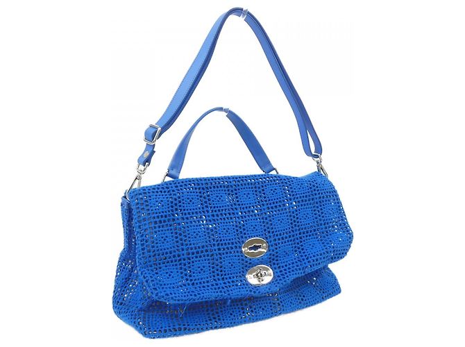 Autre Marque Borsa Zanellato Blu - vista 2