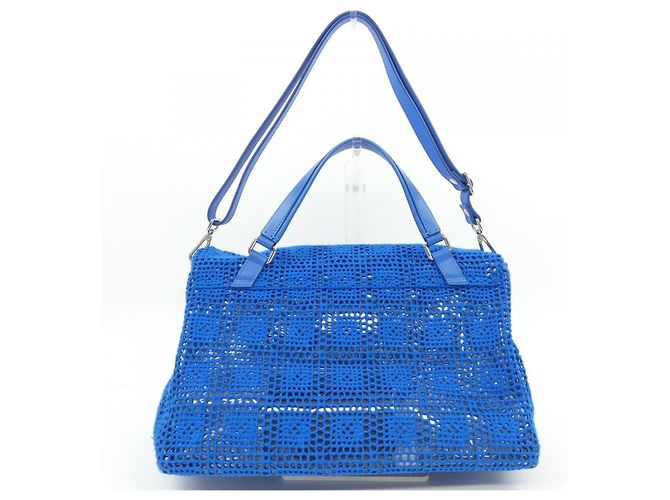 Autre Marque Borsa Zanellato Blu - vista 3