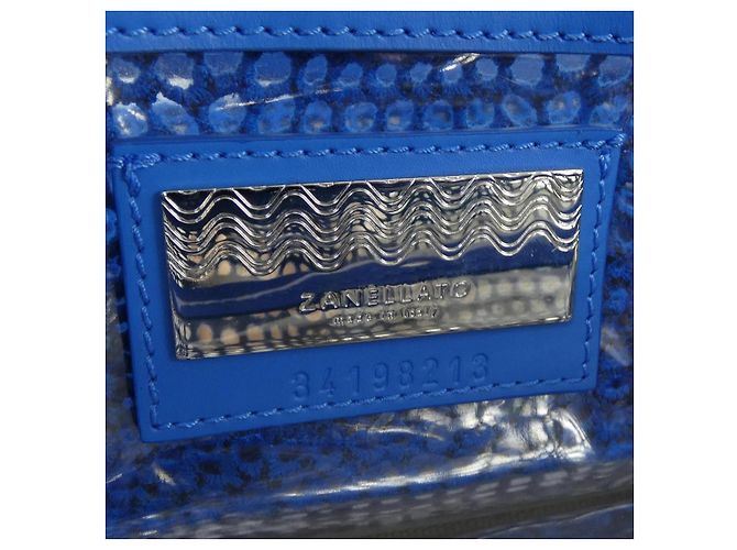 Autre Marque Borsa Zanellato Blu - vista 5