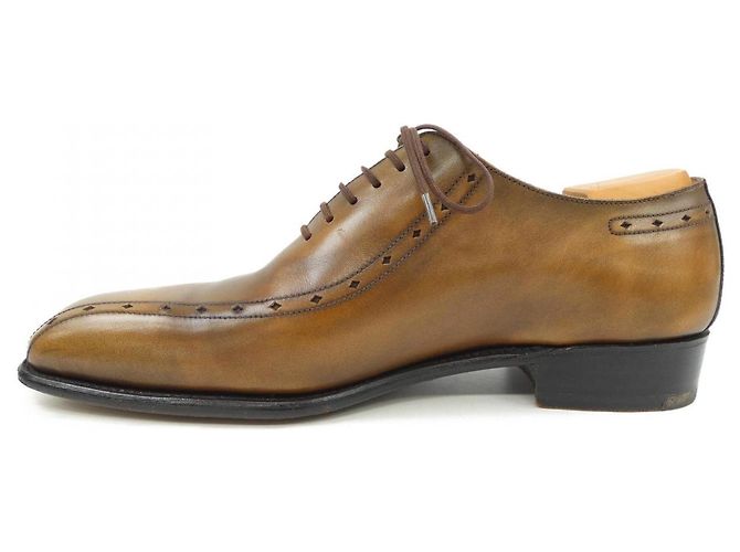 Autre Marque Leder Schuhe J.M.WESTON 412 Braun - Ansicht 2