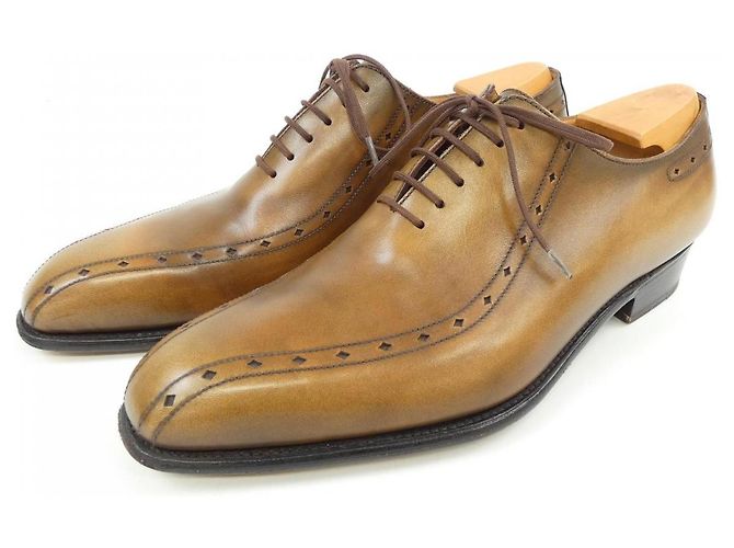 Autre Marque Leder Schuhe J.M.WESTON 412 Braun - Ansicht 3