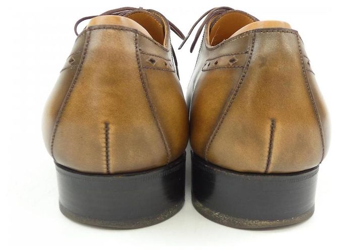 Autre Marque Leder Schuhe J.M.WESTON 412 Braun - Ansicht 5