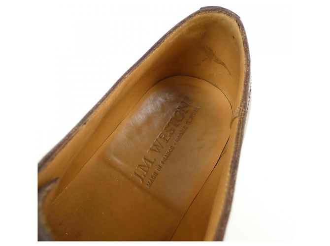 Autre Marque Leder Schuhe J.M.WESTON 412 Braun - Ansicht 6