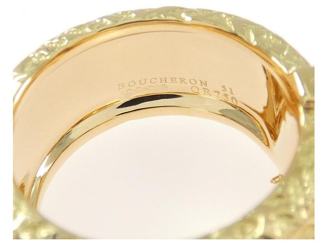 Boucheron Delilah Au750 Diamantring Größe 11 Golden - Ansicht 4