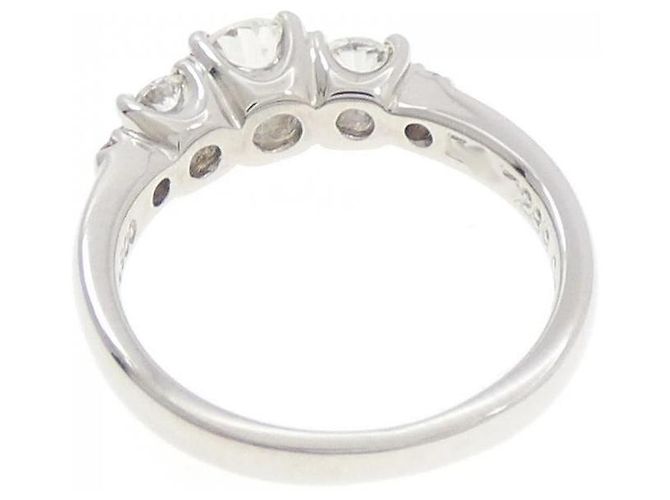 Autre Marque Trilogy Diamantring aus Platin Silber - Ansicht 3