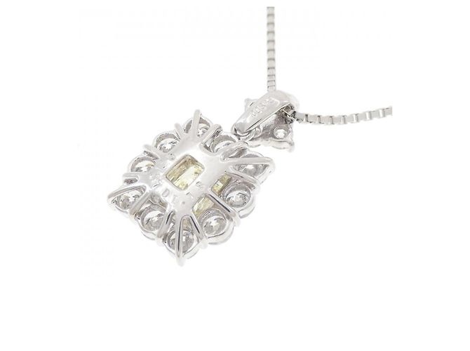 Autre Marque Collana di Diamanti PT900 PT850 Argento - vista 4