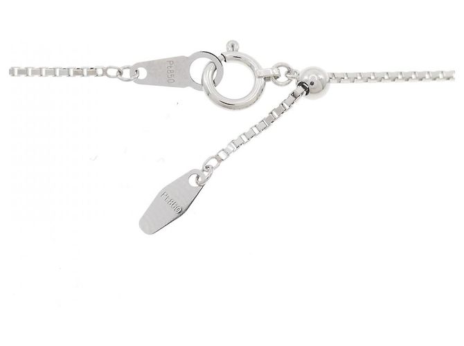 Autre Marque Collana di Diamanti PT900 PT850 Argento - vista 5