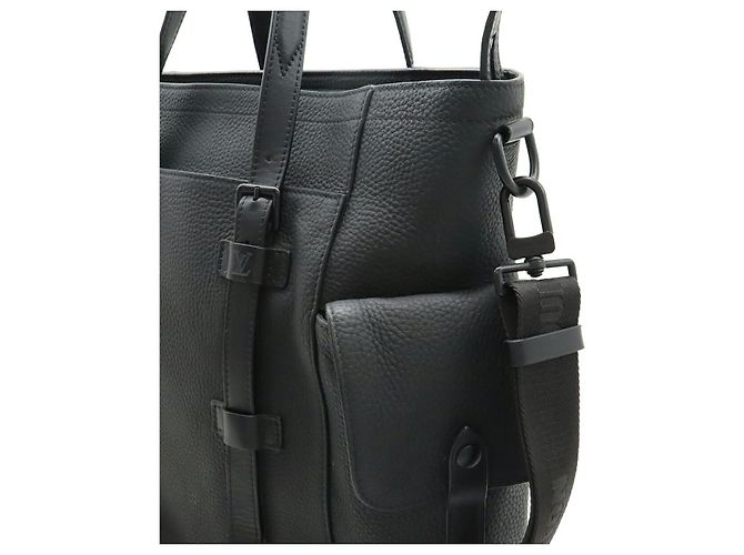 Borsa Tote 2way Louis Vuitton Christopher Taurillon Nero - vista 7