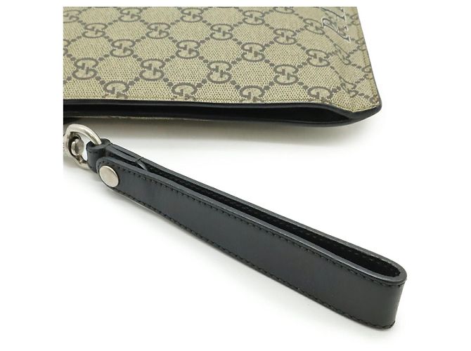 Clutch Gucci GG Supreme Beige - vista 5
