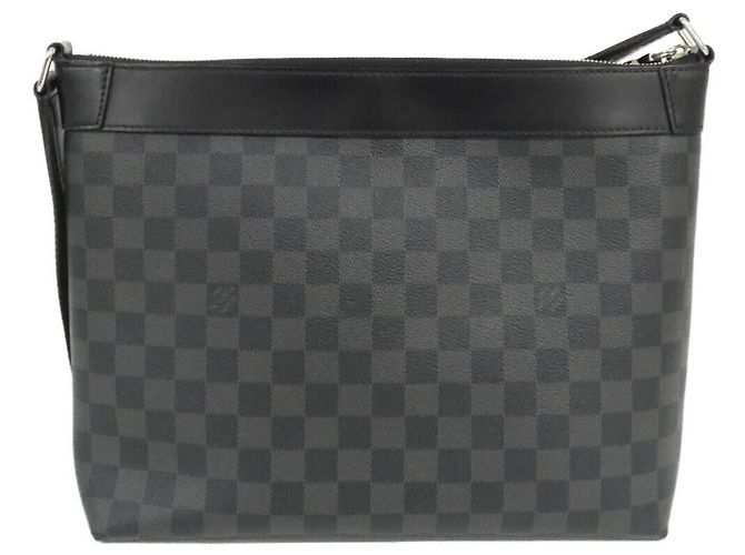 Bolso de hombro Louis Vuitton Damier Graphite Negro - vista 2