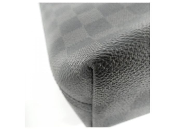 Bolso de hombro Louis Vuitton Damier Graphite Negro - vista 3