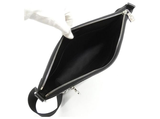 Bolso de hombro Louis Vuitton Damier Graphite Negro - vista 8