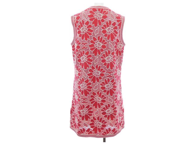Chanel Kleid Rot Beige - Ansicht 2