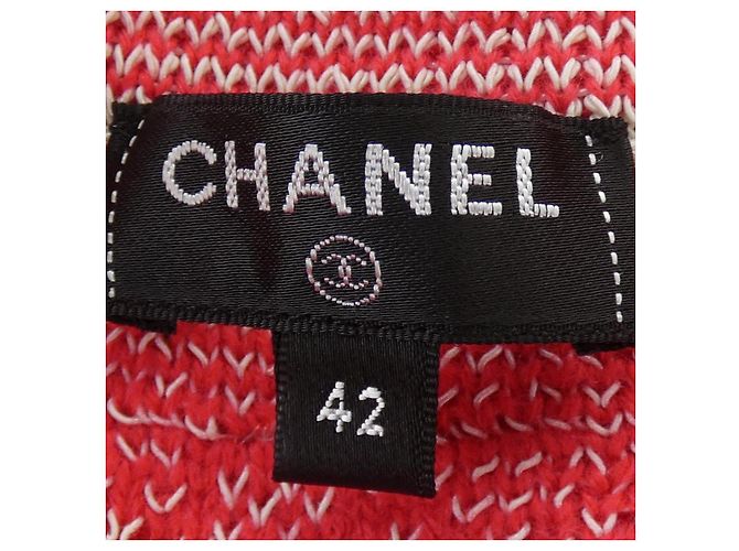 Chanel Kleid Rot Beige - Ansicht 5