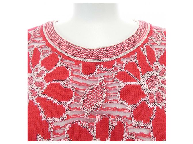 Chanel Kleid Rot Beige - Ansicht 6