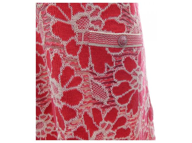 Chanel Kleid Rot Beige - Ansicht 7