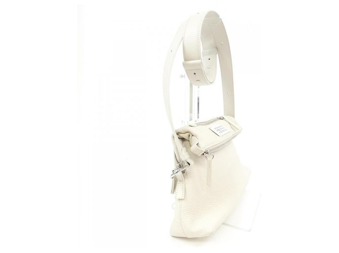 Maison Martin Margiela Borsa a tracolla Maison Margiela 5AC in pelle di cervo Beige - vista 2