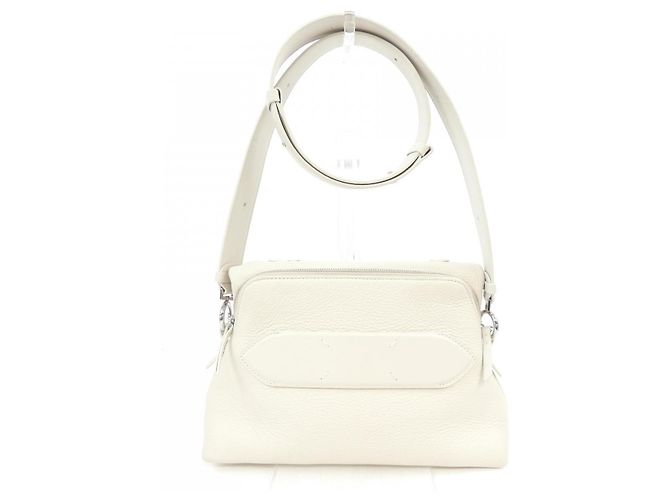 Maison Martin Margiela Borsa a tracolla Maison Margiela 5AC in pelle di cervo Beige - vista 3