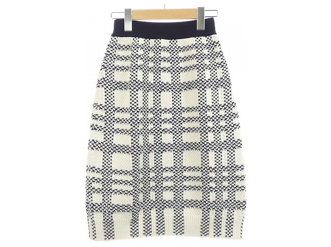 Falda de punto gráfico Louis Vuitton Negro - vista 2