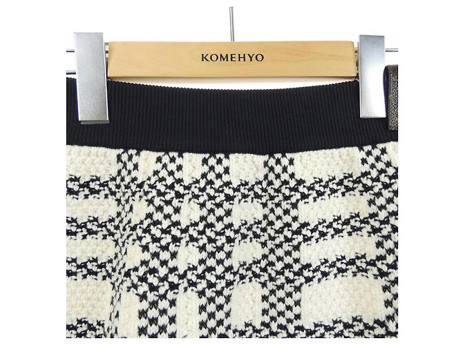 Falda de punto gráfico Louis Vuitton Negro - vista 5