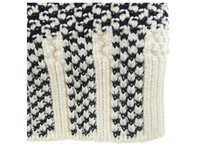 Falda de punto gráfico Louis Vuitton Negro - vista 6