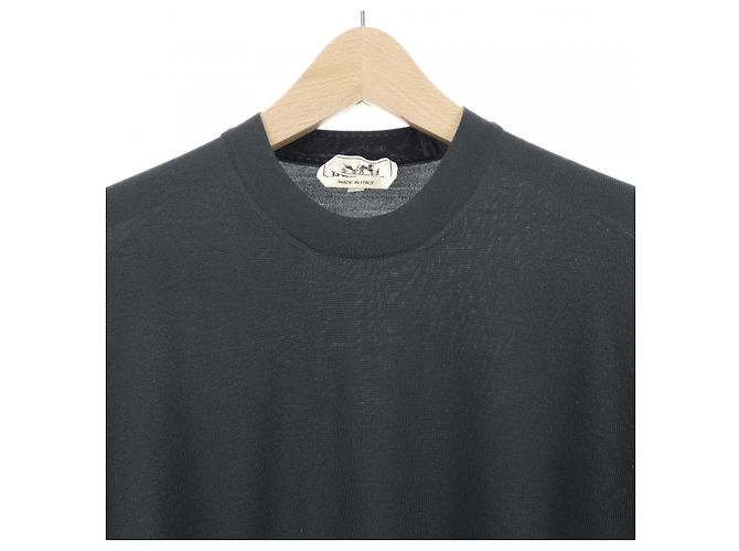 Hermès H Détail Knit S Verde Caqui - vista 5
