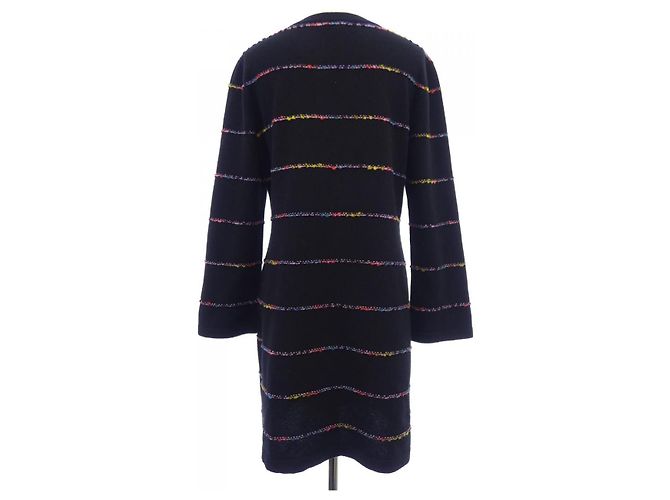 Chanel METIERS D'ART Kaschmirkleid Schwarz - Ansicht 2
