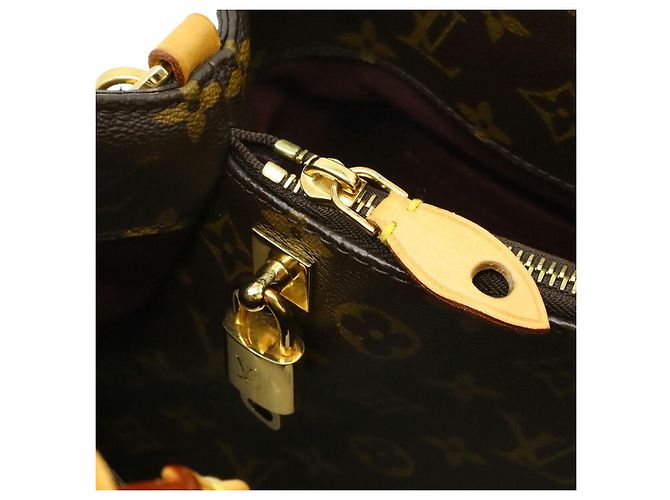Borsa 2way Louis Vuitton Montaigne GM Monogram Marrone - vista 8