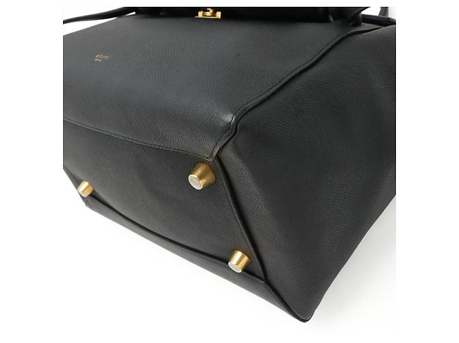 Céline Borsa Belt Bag Celine in pelle di vitello 2way Nero - vista 3