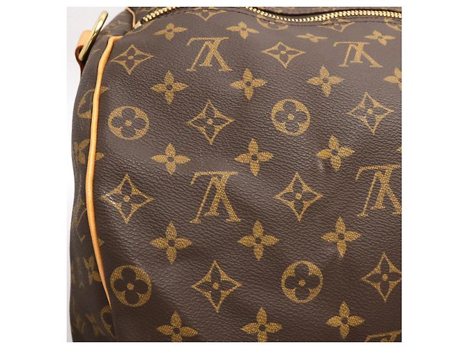 Louis Vuitton Sac Polochon Monogram Borsa da Viaggio 2way Marrone - vista 6