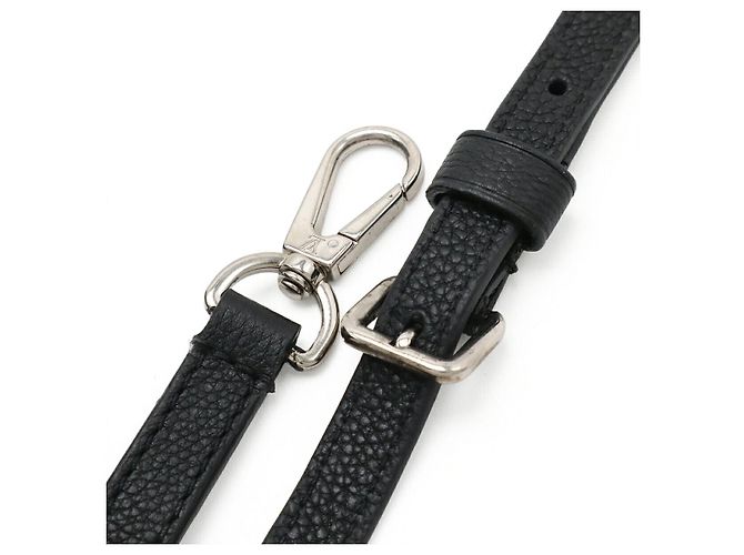 Borsa 2way Louis Vuitton Lockit MM in Veau Cachemire Nero - vista 6