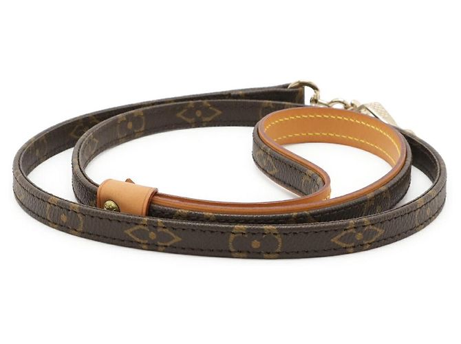 Correa para perro Louis Vuitton Baxter MM Monogram Castaño - vista 2