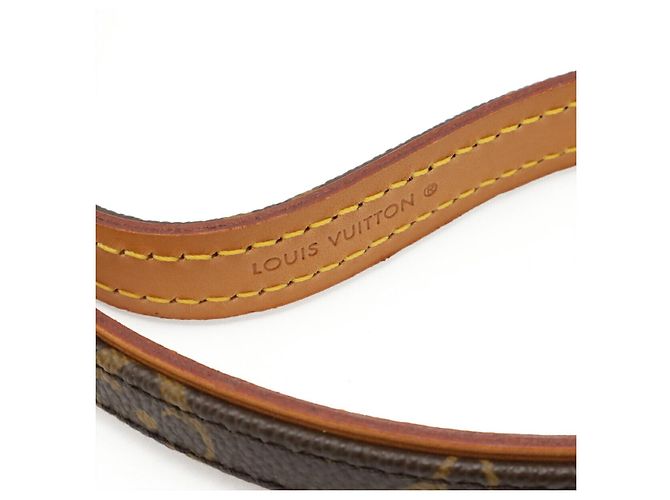 Correa para perro Louis Vuitton Baxter MM Monogram Castaño - vista 6