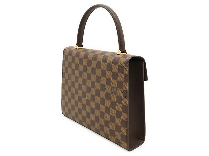 Borsa Louis Vuitton Marzelbe Damier Marrone - vista 2