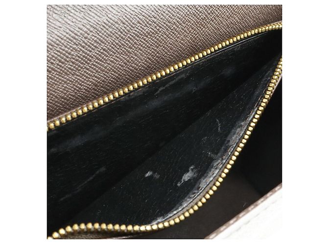 Borsa Louis Vuitton Marzelbe Damier Marrone - vista 8