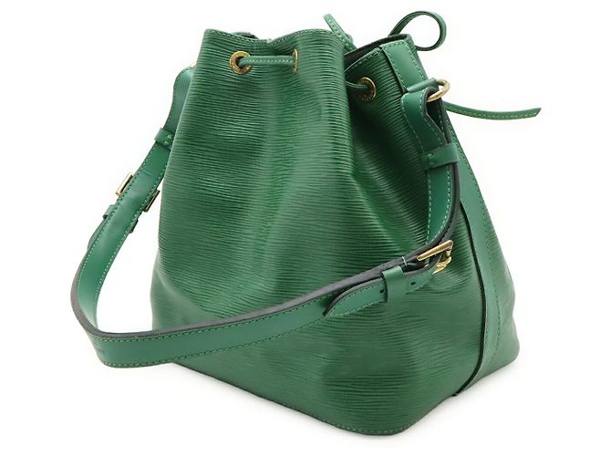 Borsa a Spalla Louis Vuitton Petit Noe Epi Verde - vista 2