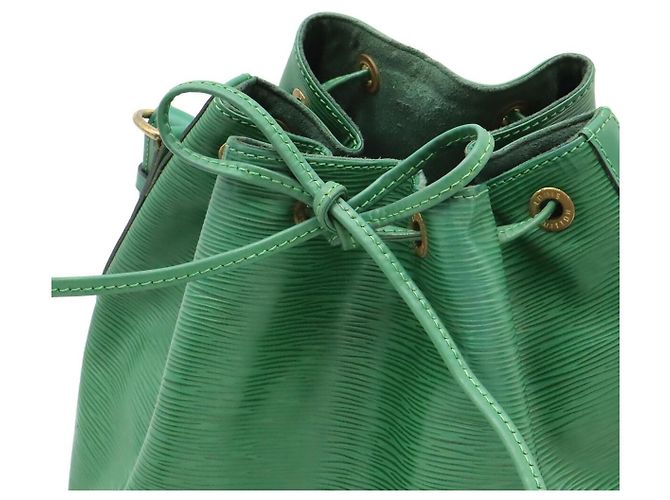 Borsa a Spalla Louis Vuitton Petit Noe Epi Verde - vista 4