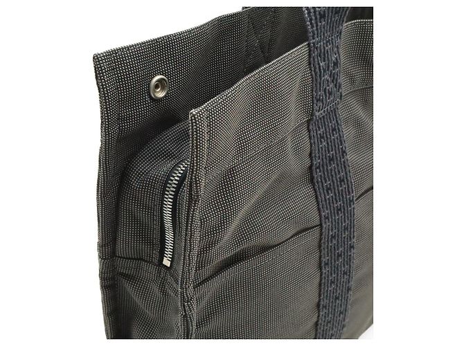 Hermès Herline MM Canvas Tote Bag Braun - Ansicht 5