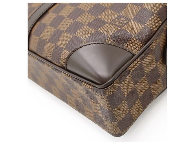 Louis Vuitton Porte-Documents Voyage Damier Valigetta Marrone - vista 3