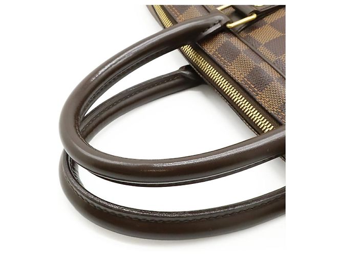 Louis Vuitton Porte-Documents Voyage Damier Valigetta Marrone - vista 4