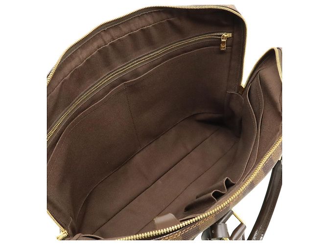 Louis Vuitton Porte-Documents Voyage Damier Valigetta Marrone - vista 6
