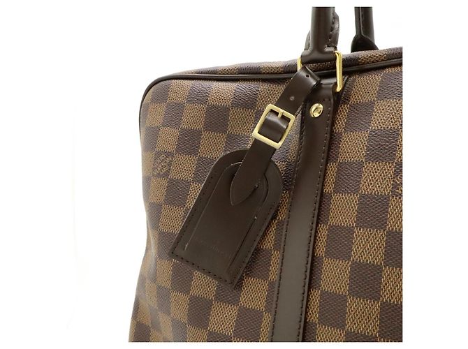 Louis Vuitton Porte-Documents Voyage Damier Valigetta Marrone - vista 8