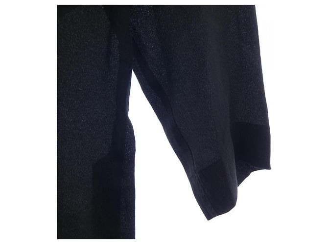 Autre Marque Top de seda Escada Negro - vista 6