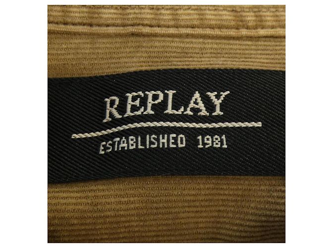 Autre Marque Camicia in cotone REPLAY Beige - vista 4