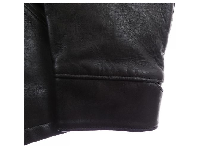 Autre Marque Chaqueta de cuero de caballo RADIALL Castaño - vista 6