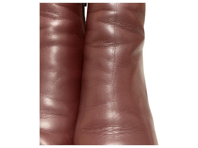 Autre Marque Kurze Lederstiefel Fabio Rusconi Braun Bordeaux - Ansicht 11