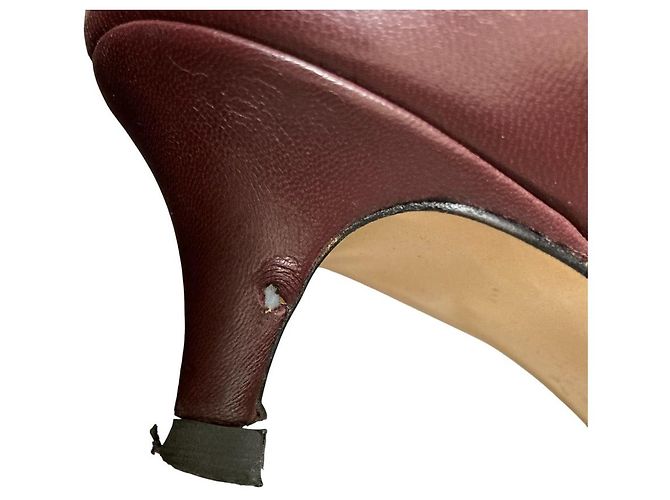 Autre Marque Kurze Lederstiefel Fabio Rusconi Braun Bordeaux - Ansicht 14