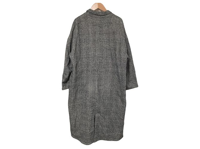 Autre Marque Abrigo de lana doble kazumi Sunny clouds Shuttle Notes Castaño - vista 2