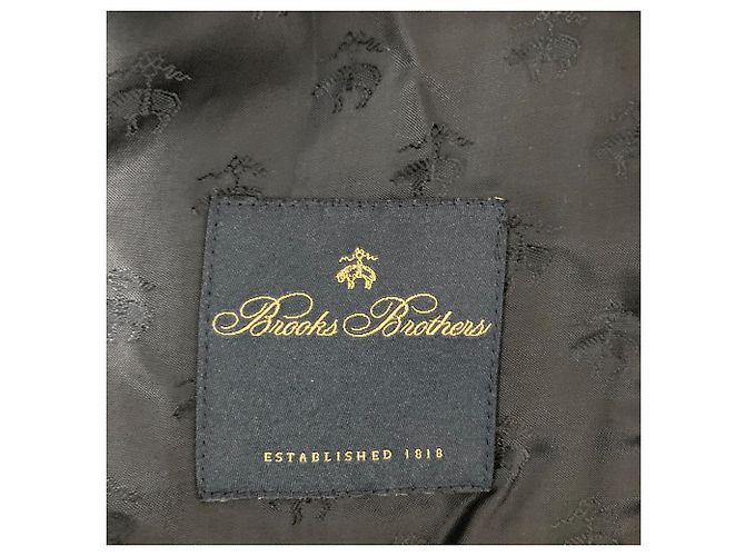 Autre Marque Chaqueta de lana con estampado Glen Check Brooks Brothers Negro - vista 5